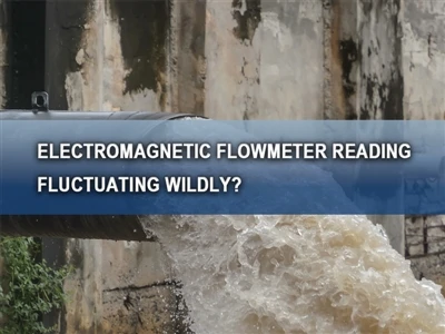 Očitanje elektromagnetskog mjerača protoka jako varira?